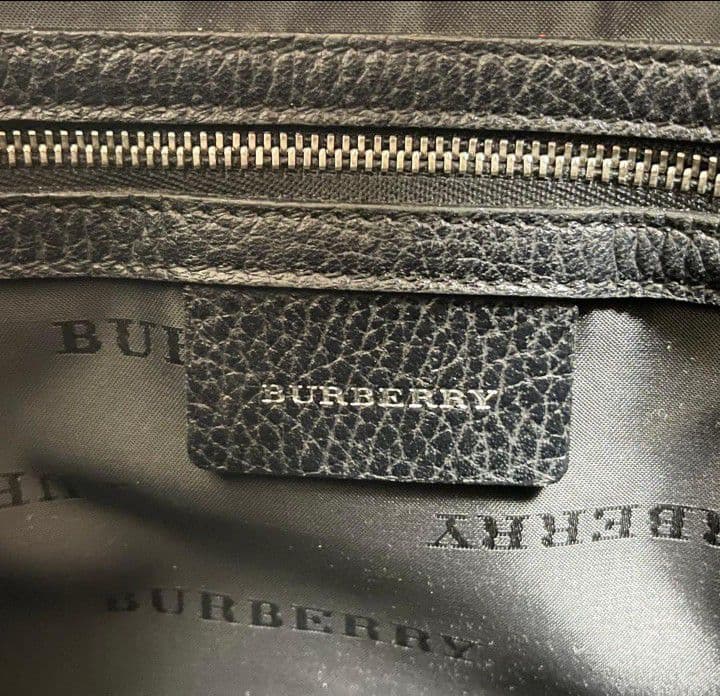 BURBERRY バーバリー ノバチェック レザー キャンバス トートバッグ