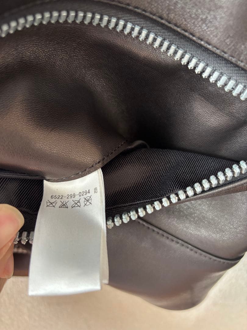 ドゥロワー　drawer ライダースジャケット　ボア襟　ムートン　ジャケット