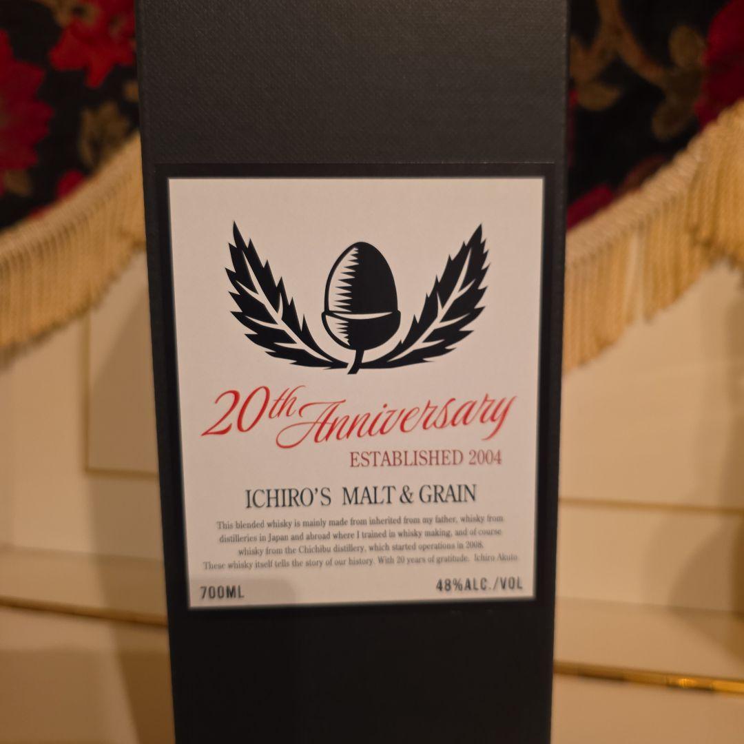 [希少価値] Ichiro's Malt & Grain 20周年記念限定ボトル