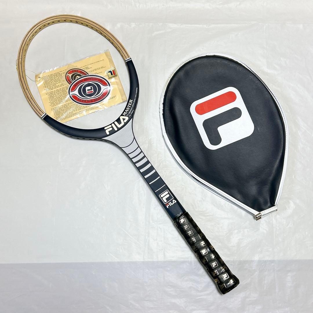 【希少•新品】FILA MASTER テニスラケット 木製 ヴィンテージ