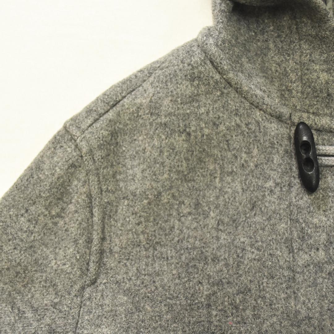 【上質】 日本製 マドモアゼルノンノン ウール フード ダッフルコート グレー♪