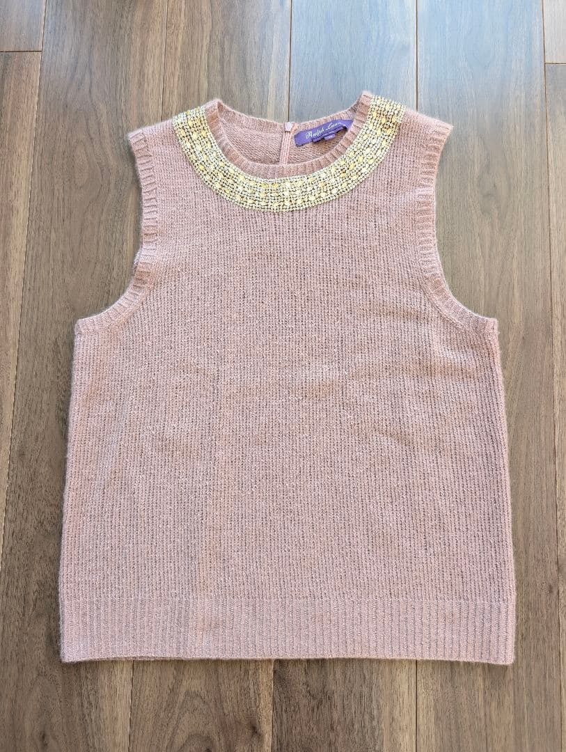 ラルフ・ローレン　カシミアシルクニット　サイズXL