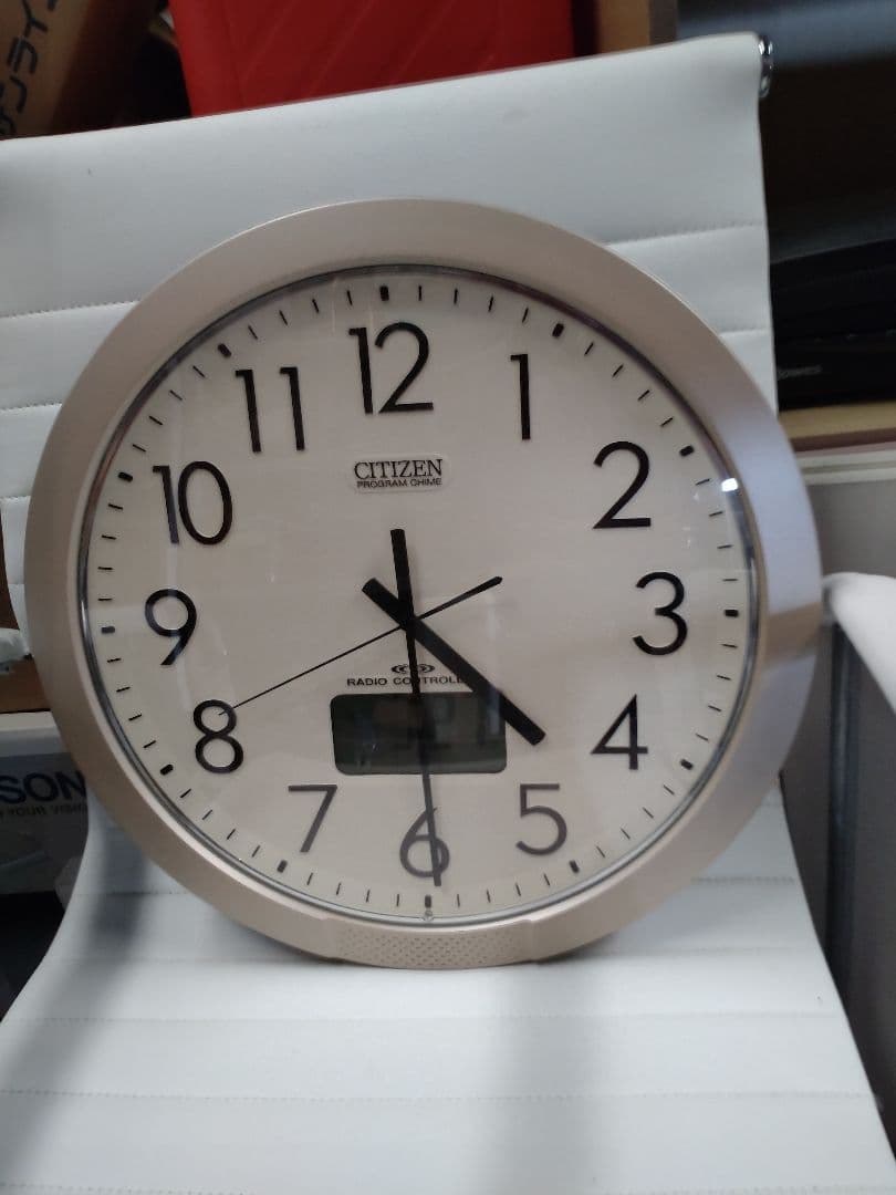 CITIZEN　壁掛け電波時計