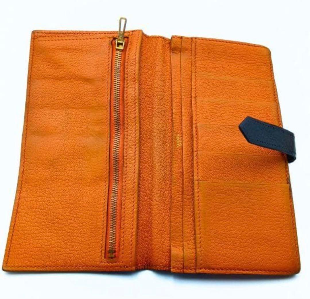 エルメスべアン　ブラック×オレンジ　バイカラー