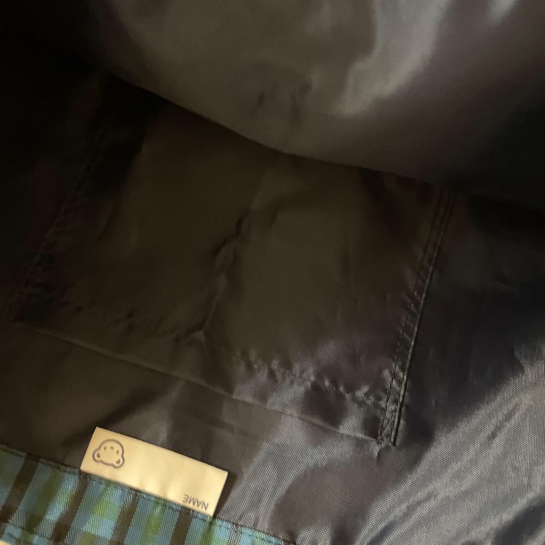 美品 レッスンバッグ 廃盤 青系ファミリアチェック