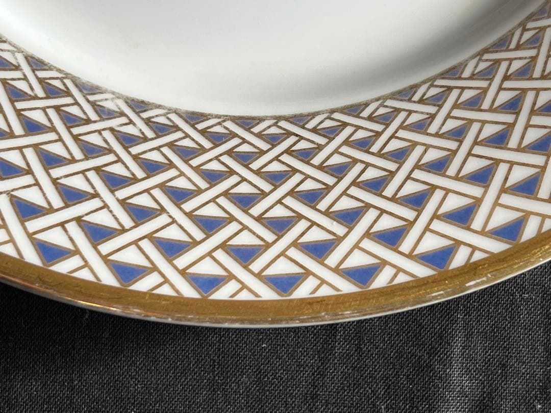 リチャードジノリ　インペロダイヤモンド　スーププレート　20cm　①