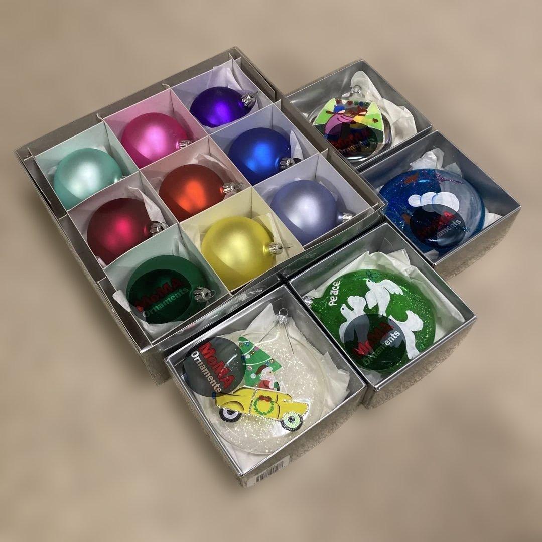 MoMA 　ヴィンテージ　クリスマスオーナメント　＋ディスクオーナメント4個