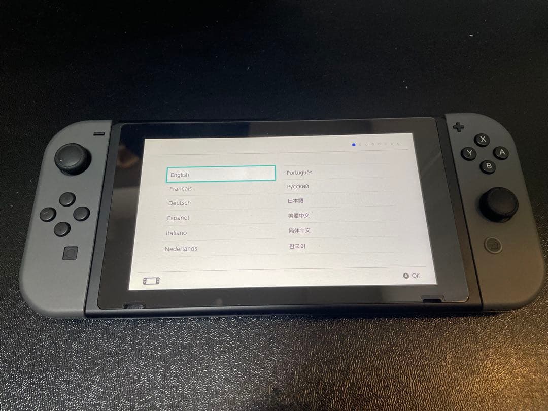 Nintendo Switch 本体 グレー ジョイコン付き