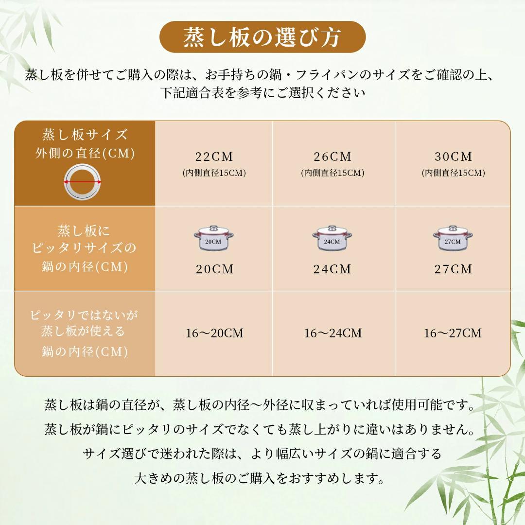 せいろ蒸し器+蒸し板【高さ調整輪+断熱手袋+シート100枚 +ブラシ付】