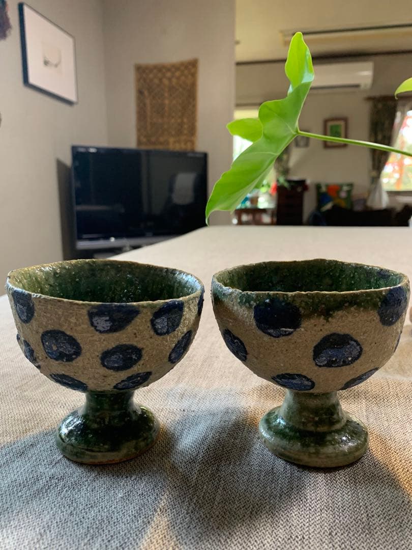 キムホノ　　ゴブレット　デザートカップ　未使用　初期作品　小野哲平　加藤つぶさ