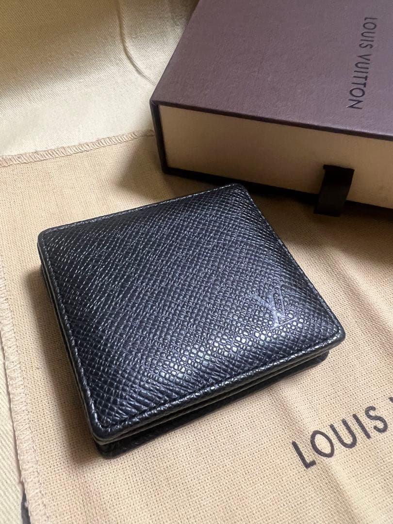 LOUIS VUITTON タイガ ポルトモネ ボワット ケース 未使用