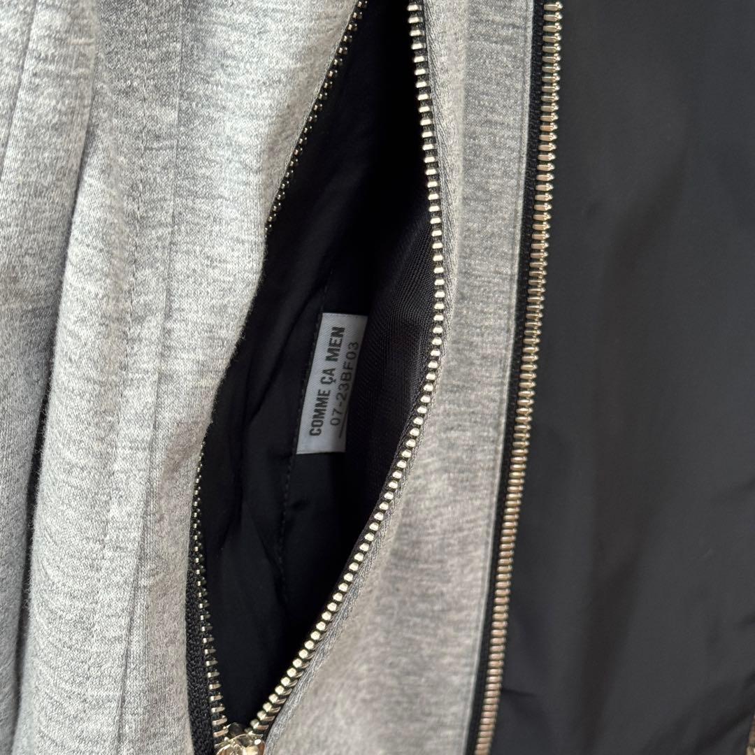 COMME CA MENコンパクト ポンチ ライダース メンズ ジャケット L