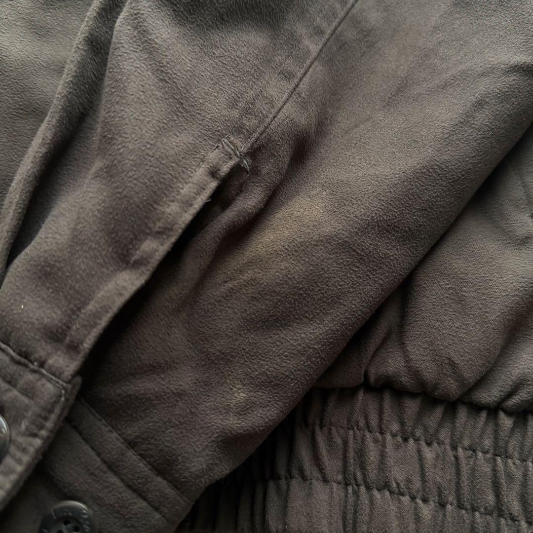 Troy Bros 短丈　スエード調　スウィングトップ　ハリントン　中綿入り