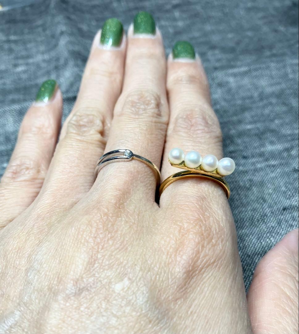 極美品 本真珠リング（CHARLOTTE LEBECK/シャーロットレベック）