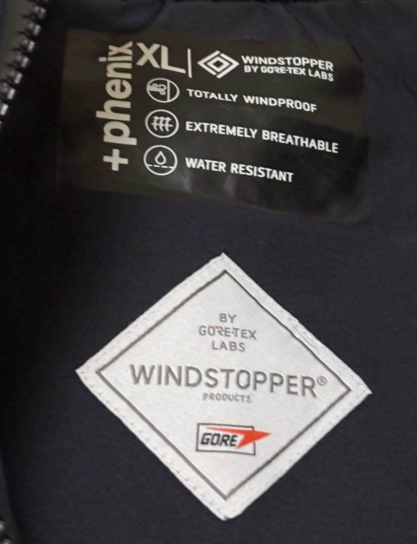 +phenix WINDSTOPPER GORE-TEX LABS セットアップ