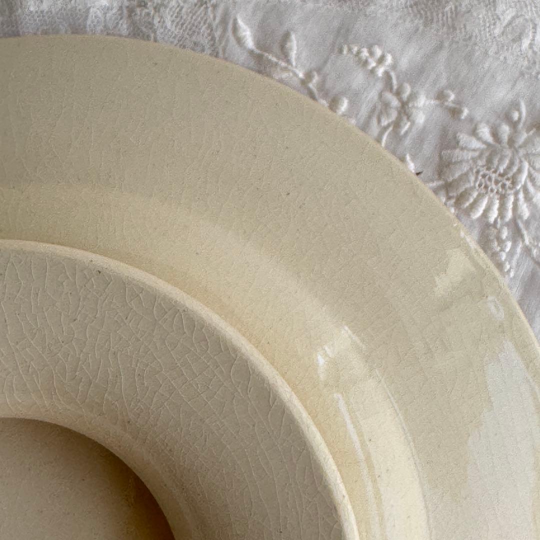 フランスアンティーク Gien ジアン Anemones ケーキスタンド