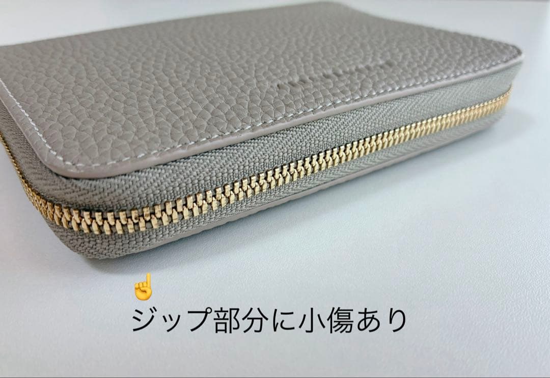 BONAVENTURA ボナベンチュラ 財布 グレージュ × ベイビーピンク