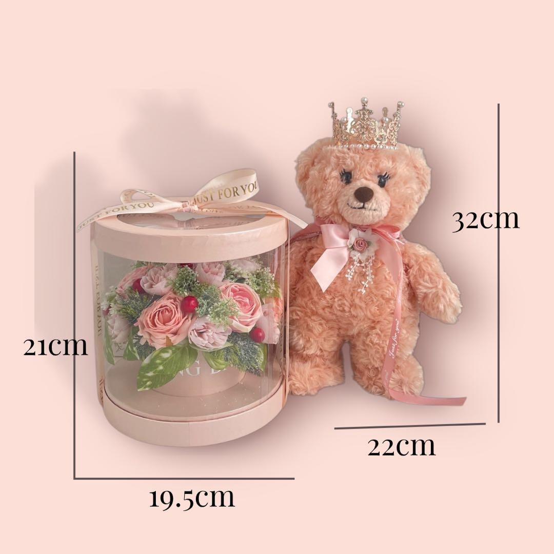 みるきぃまま クラウンベアとピンクローズのクリスマスギフトセット