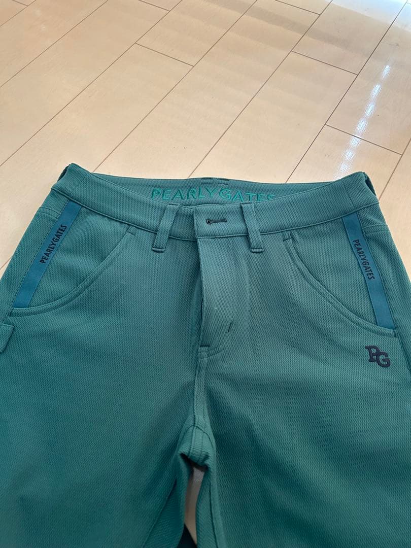 PEARLY GATES ゴルフパンツ グリーン0 超美品