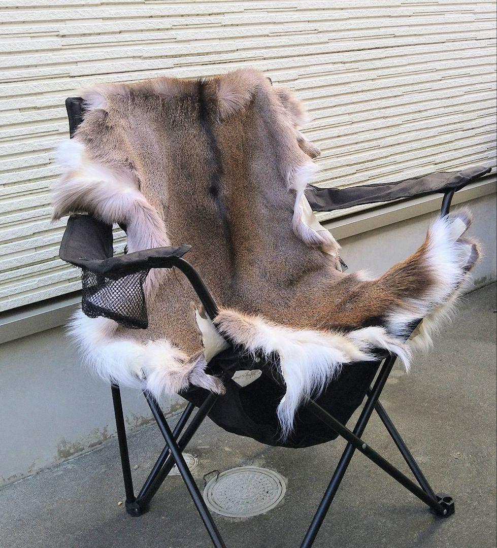 日本鹿　鹿敷物　ラグマット　キャンプアイテム