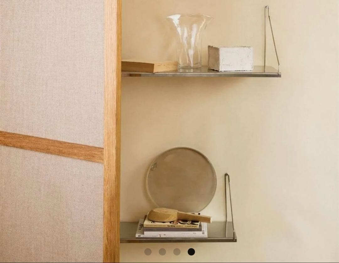 新品未使用【定価5万】FRAMA フラマ　ウォールシェルフ　壁付棚　スチール