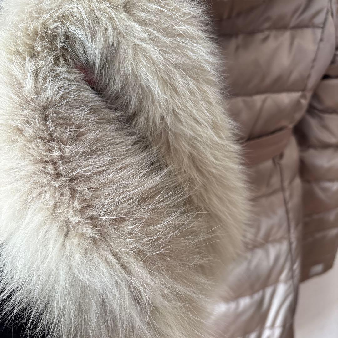 ‘S Max Mara The Cube 軽量ダウンコート フードファー付