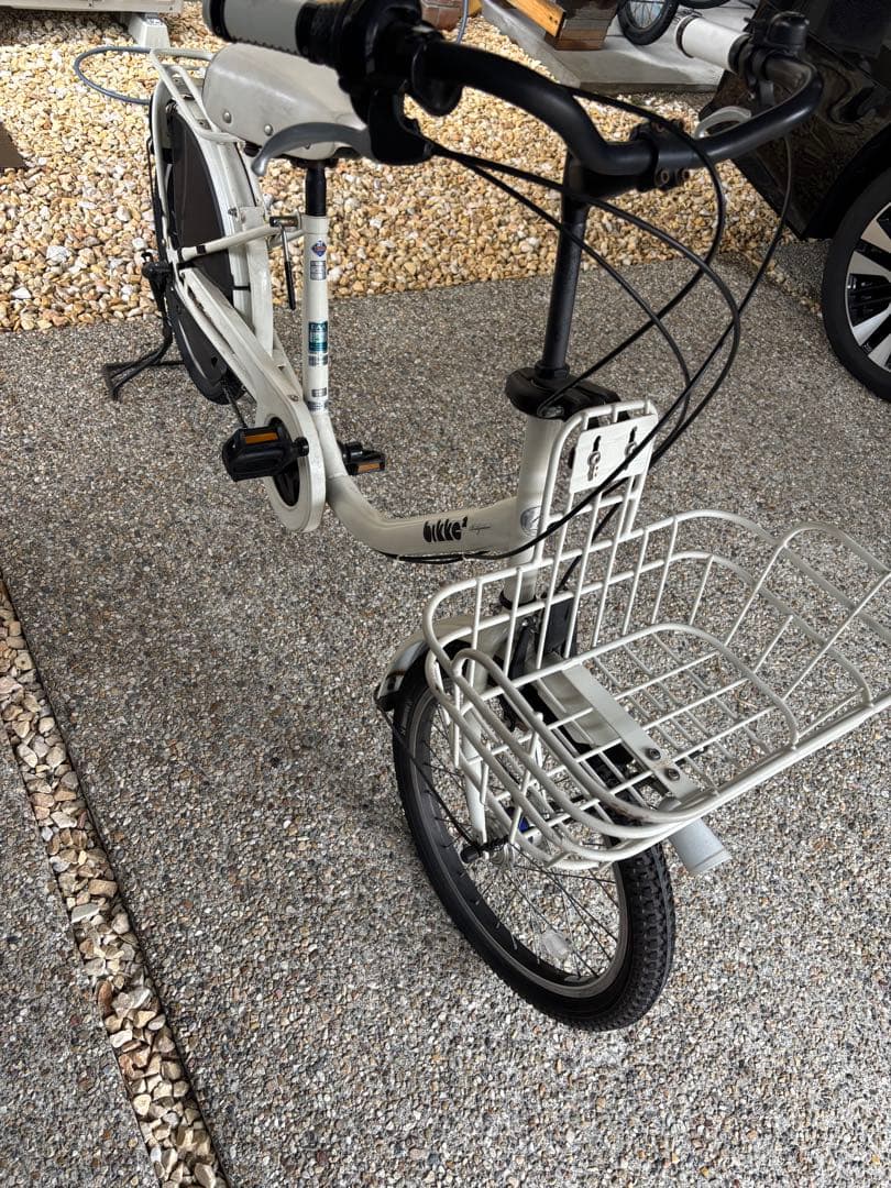 bikke2 ホワイト F.Rシート付(引取りのみ)