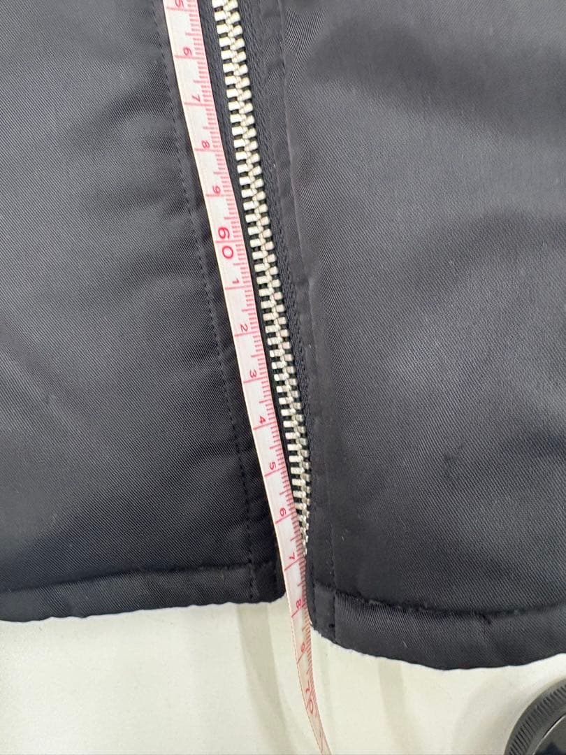 希少フランス製 アニエスベーオム ハの字 ジップ 中綿 ジャケット ブルゾン