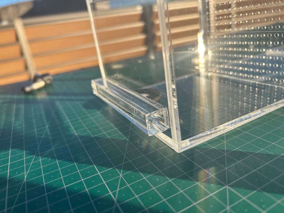 60cm水槽用　アクリル製上部濾過槽アクアポニックス仕様