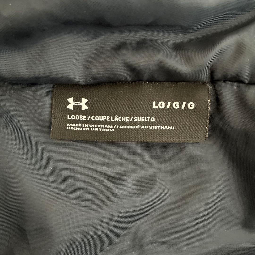 【美品】アンダーアーマー 黒 ロングコート LG ( 175cm )サイズ