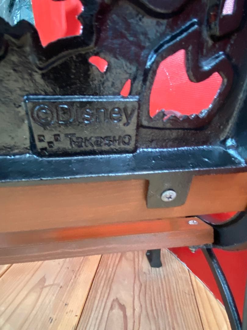 ✨廃盤✨希少✨ディズニー×タカショー　キッズファニチャー　アイアンガーデンチェア