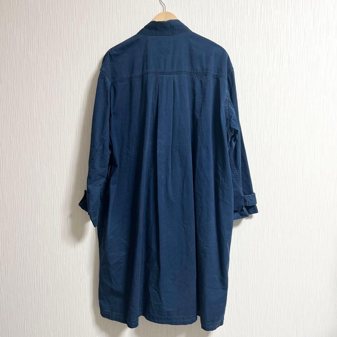 ＊イッセイミヤケ　HAI ロングコート　綿100% M