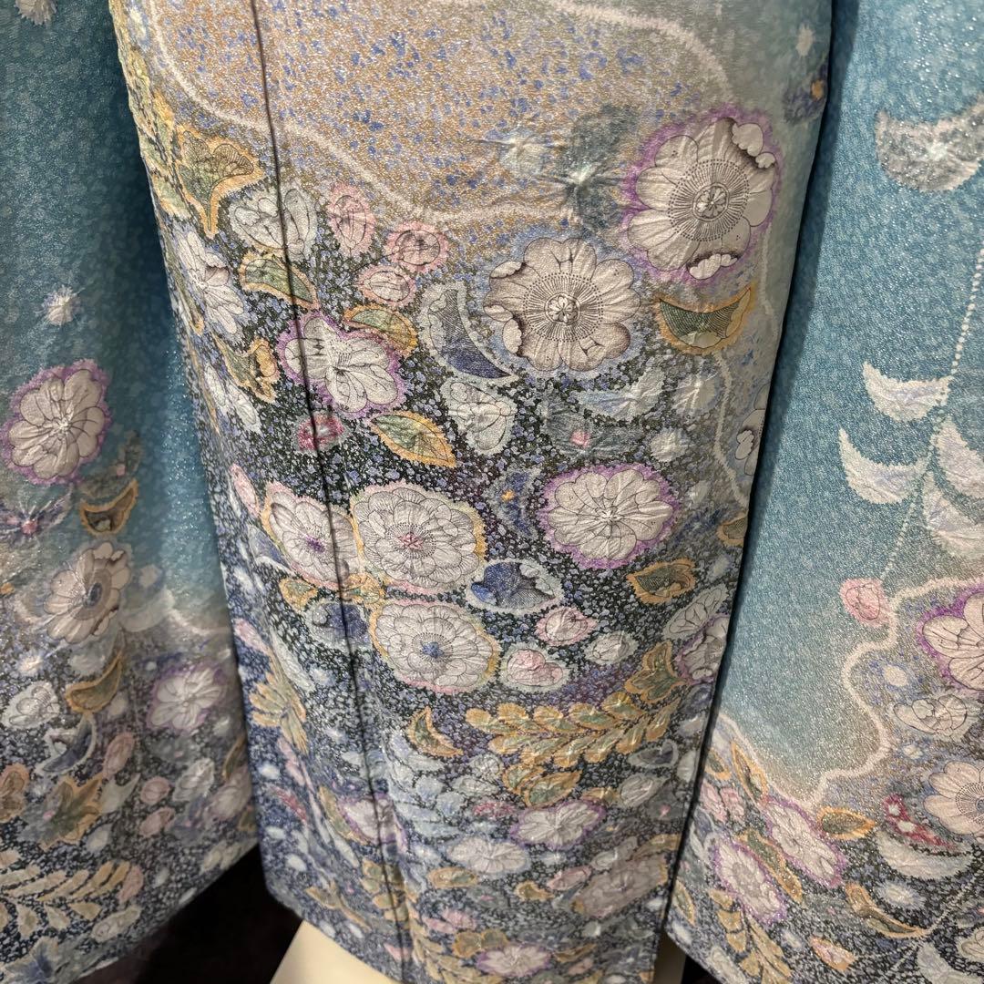 美品　辻ヶ花　銀通し　花絞り　暈し　逸品　振袖　フルセット 振り袖