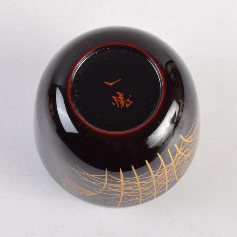 茶道具　加藤一衛造　秋月蒔絵　棗　共箱　V　8849