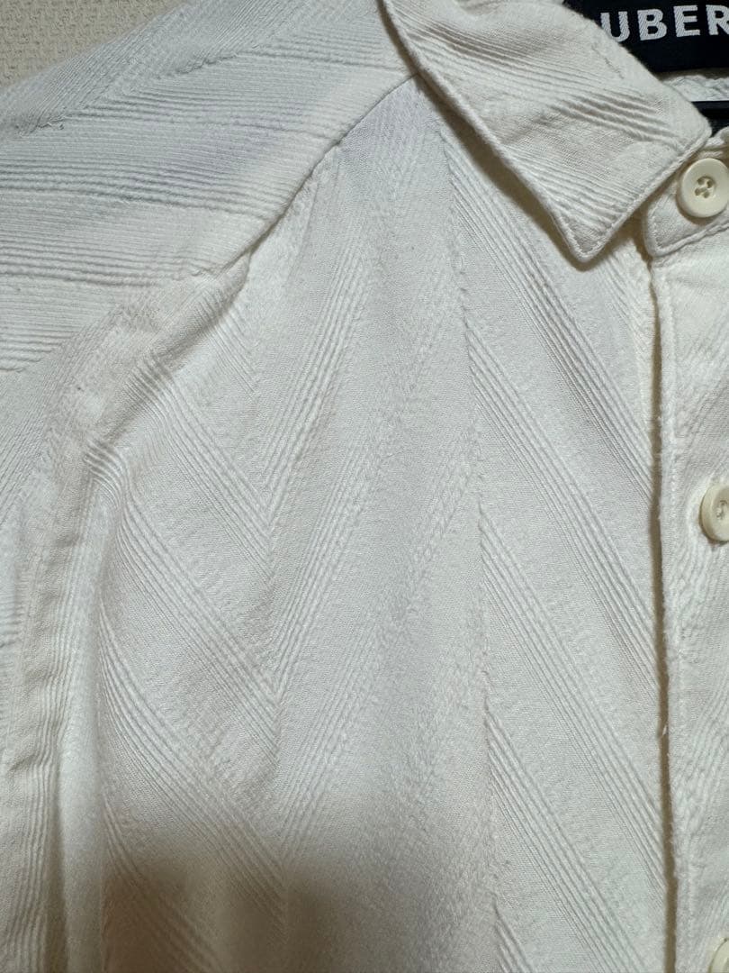 AUBERGE セルジュシャツ　42 フレンチヘリンボーン