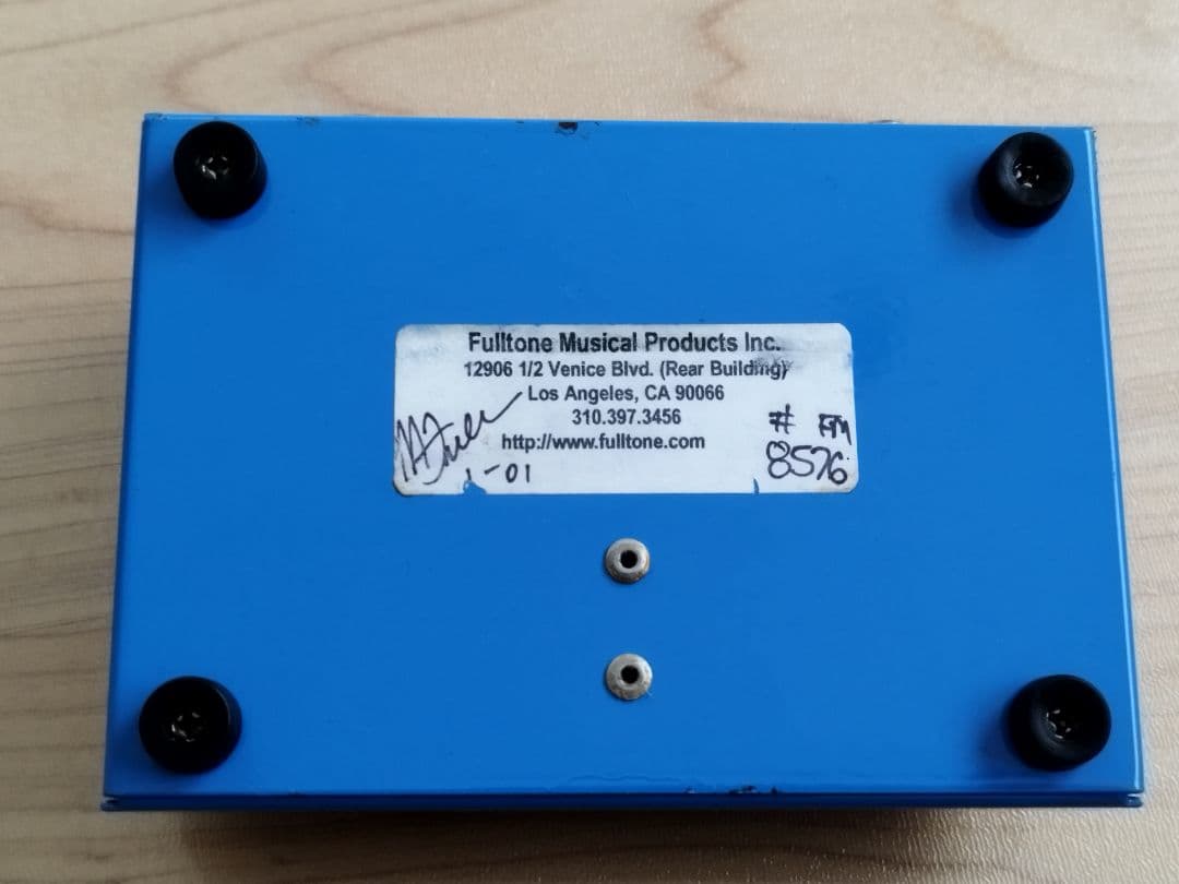 Fulltone USA FULL-DRIVE 2 初期型 純正ACアダプタ付き