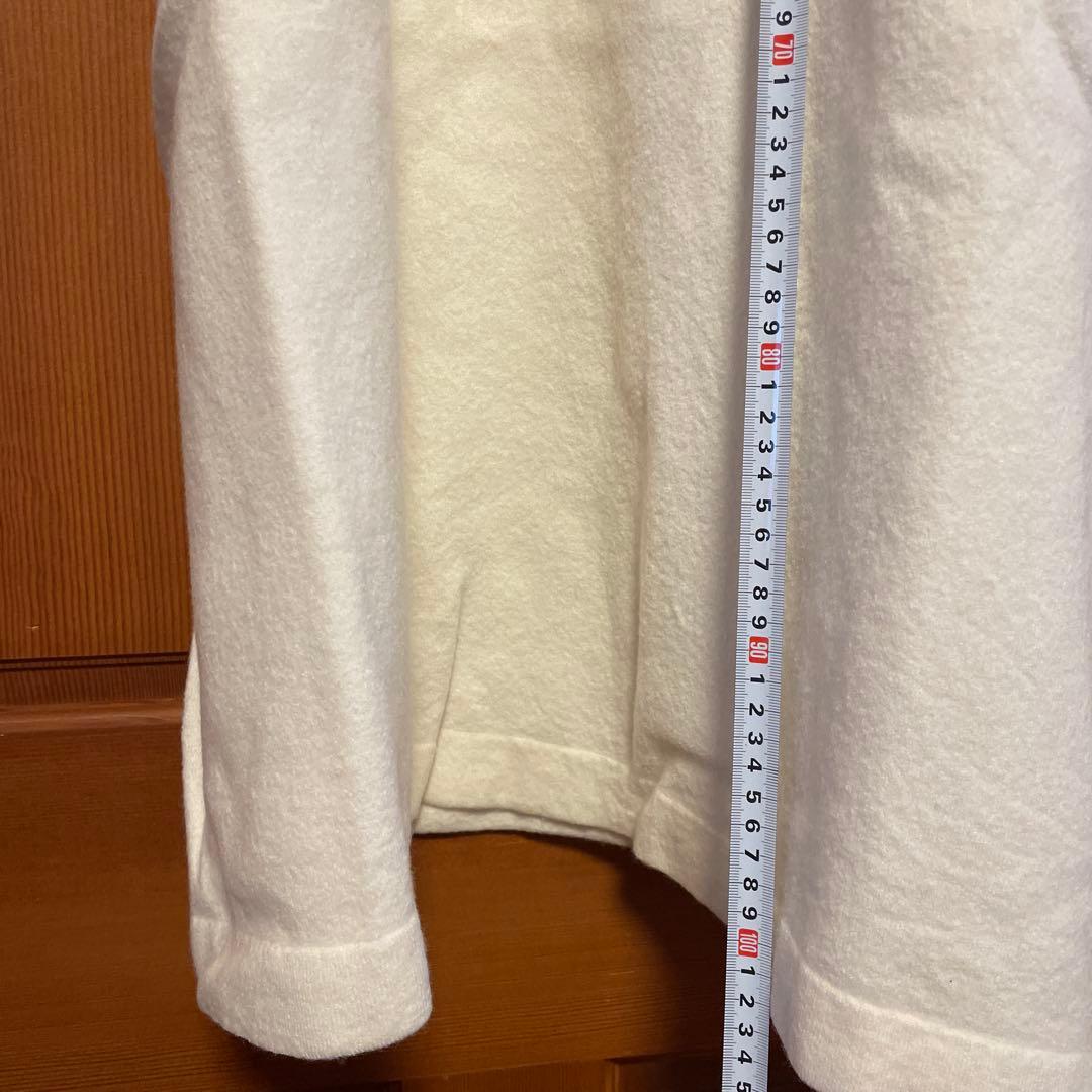 45R 縮絨ニットのパフスリーブドレス