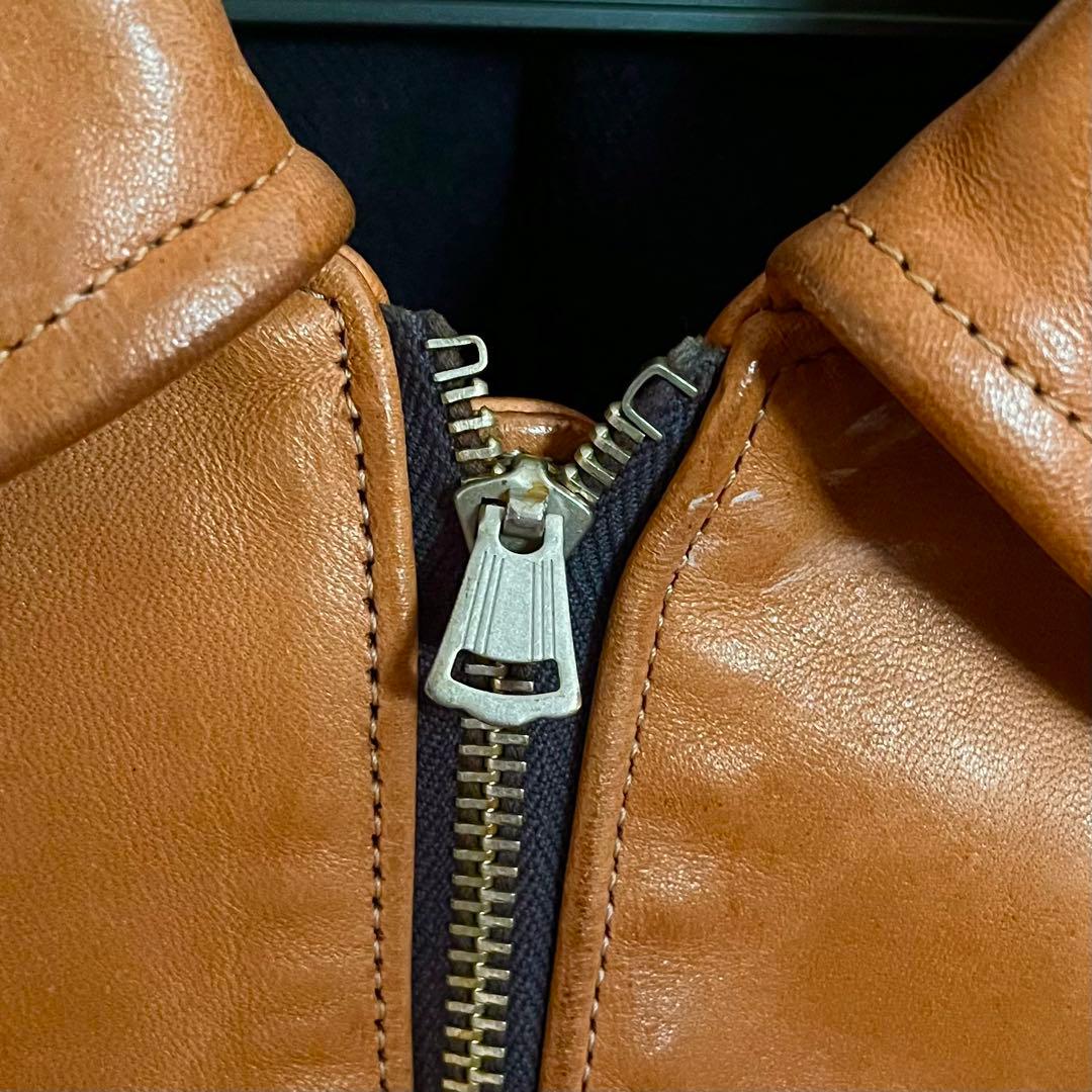 【希少❗️良品】 SANDINISTA ブラウン レザージャケット L