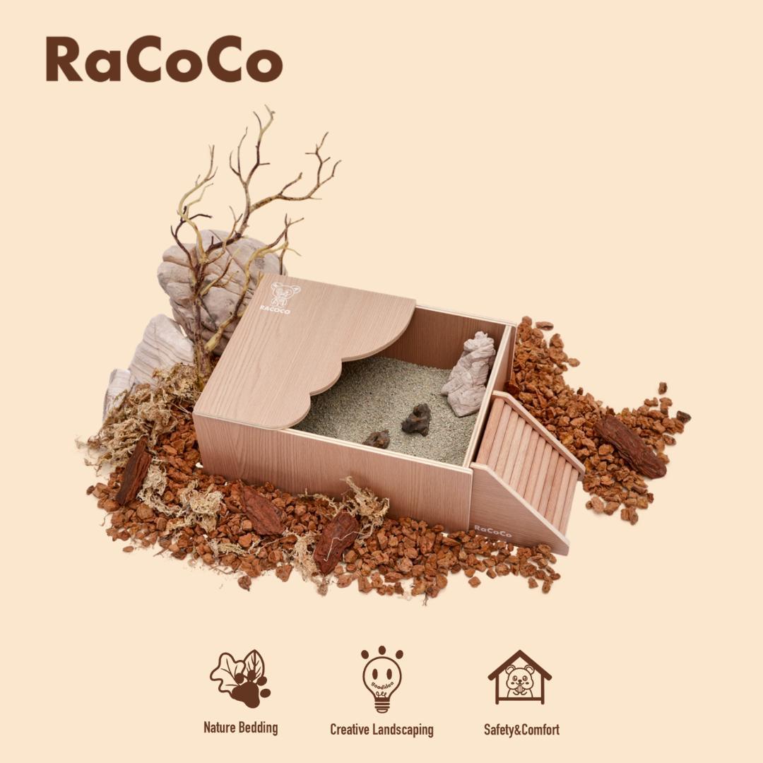 RaCoCo 小動物用ハウス 階段付き