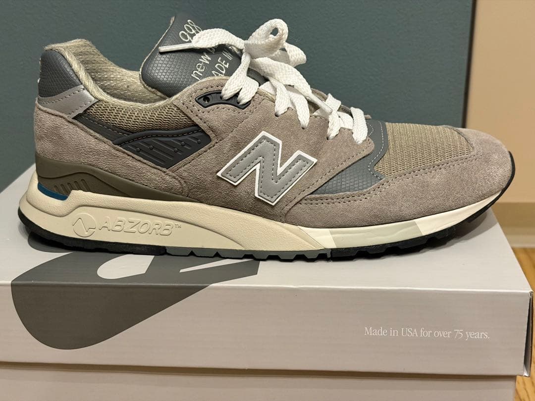 【値下げ】New Balance 998 グレー 27cm