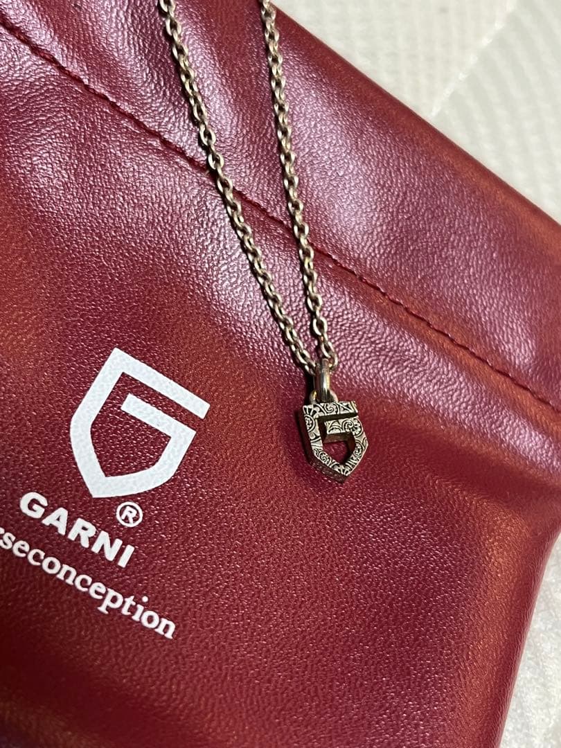GARNI シルバー ネックレス ポーチ付き
