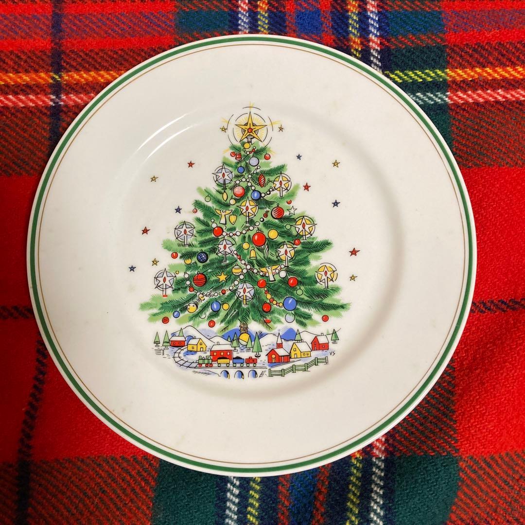 アンティーククリスマス絵皿