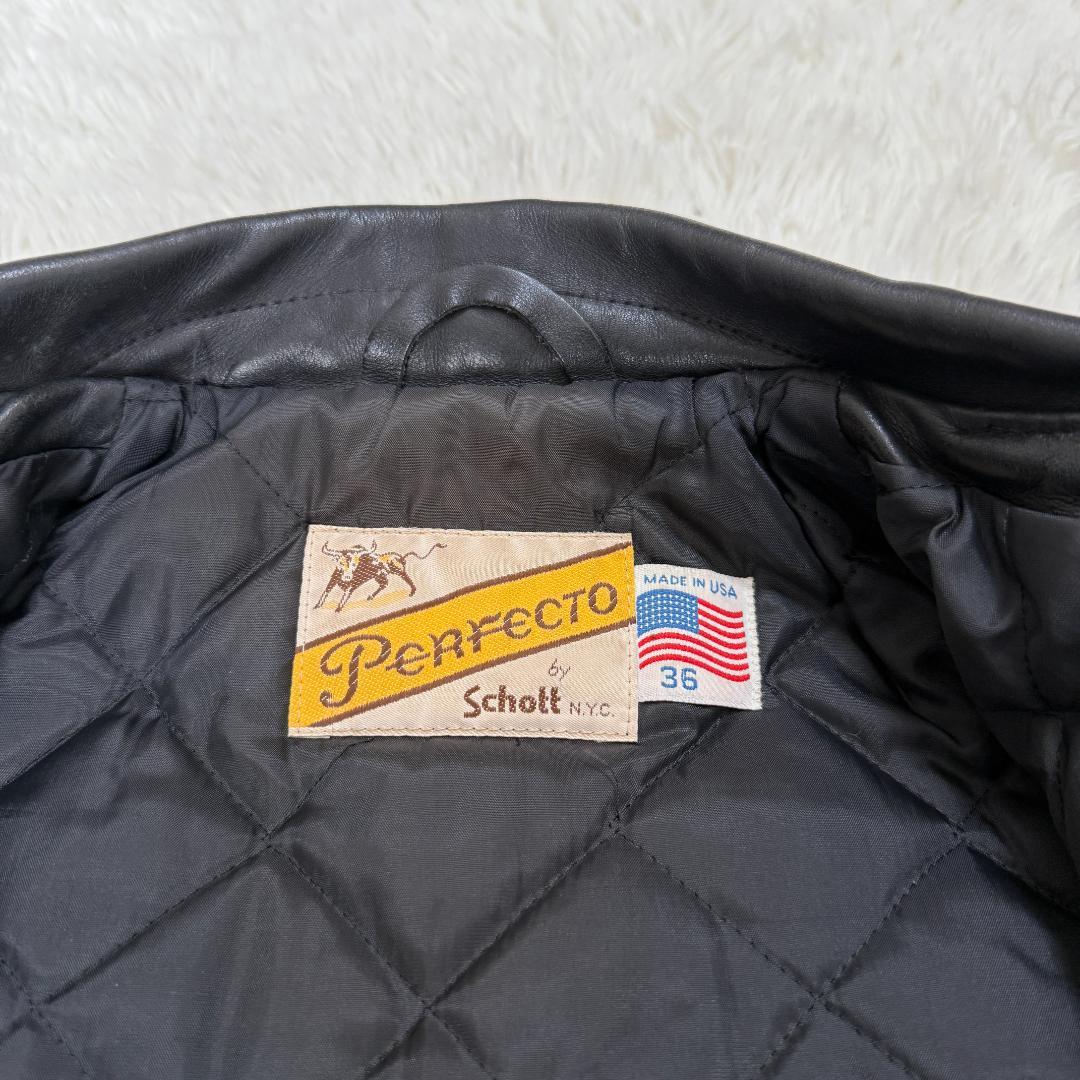 ナツ様✨米国製 schott ダブルライダースジャケット 613 ワンスター