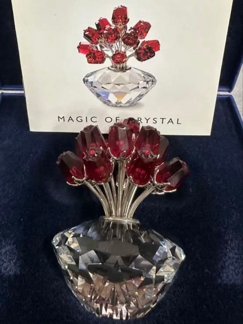 【未使用】スワロフスキーSWAROVSKI 15本の薔薇 オーナメント 限定品