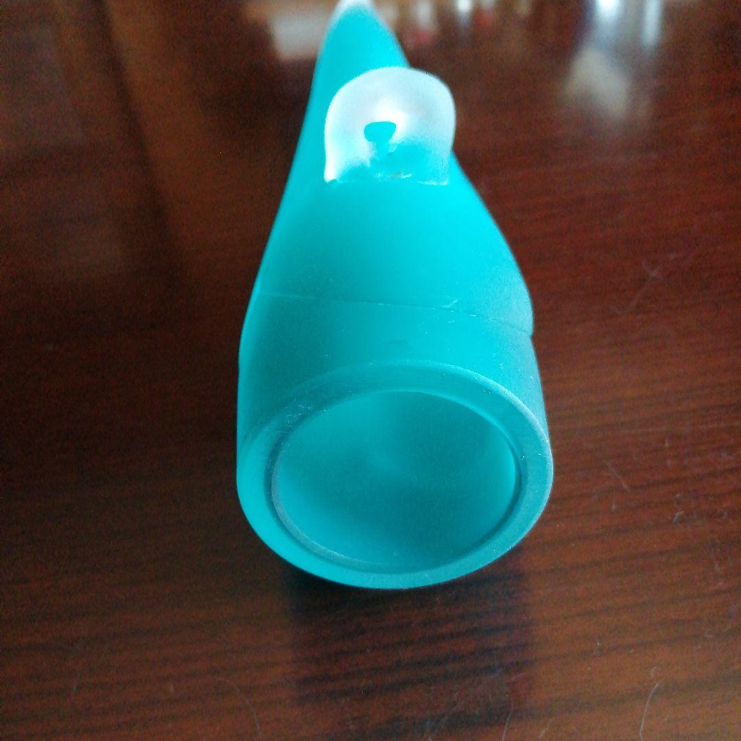 ターコイズブルーガラス掛花入　50cm