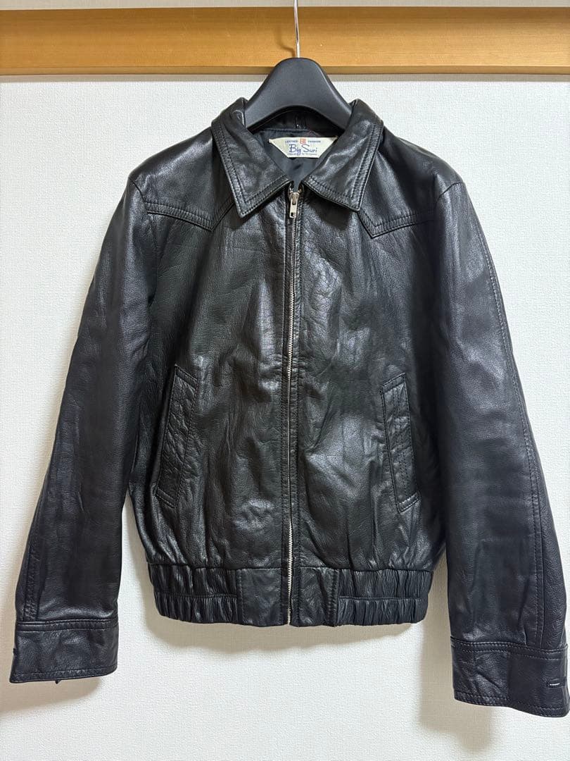 Black Leather Jacket ブラック レザージャケット