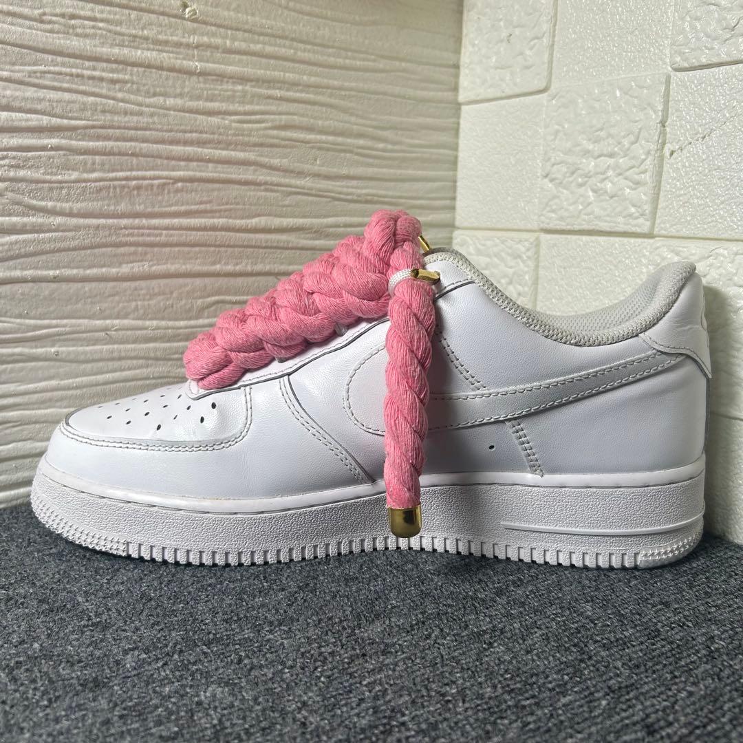 ナイキ エアフォース1 ロー '07 12mmピンクカスタム拡張なし