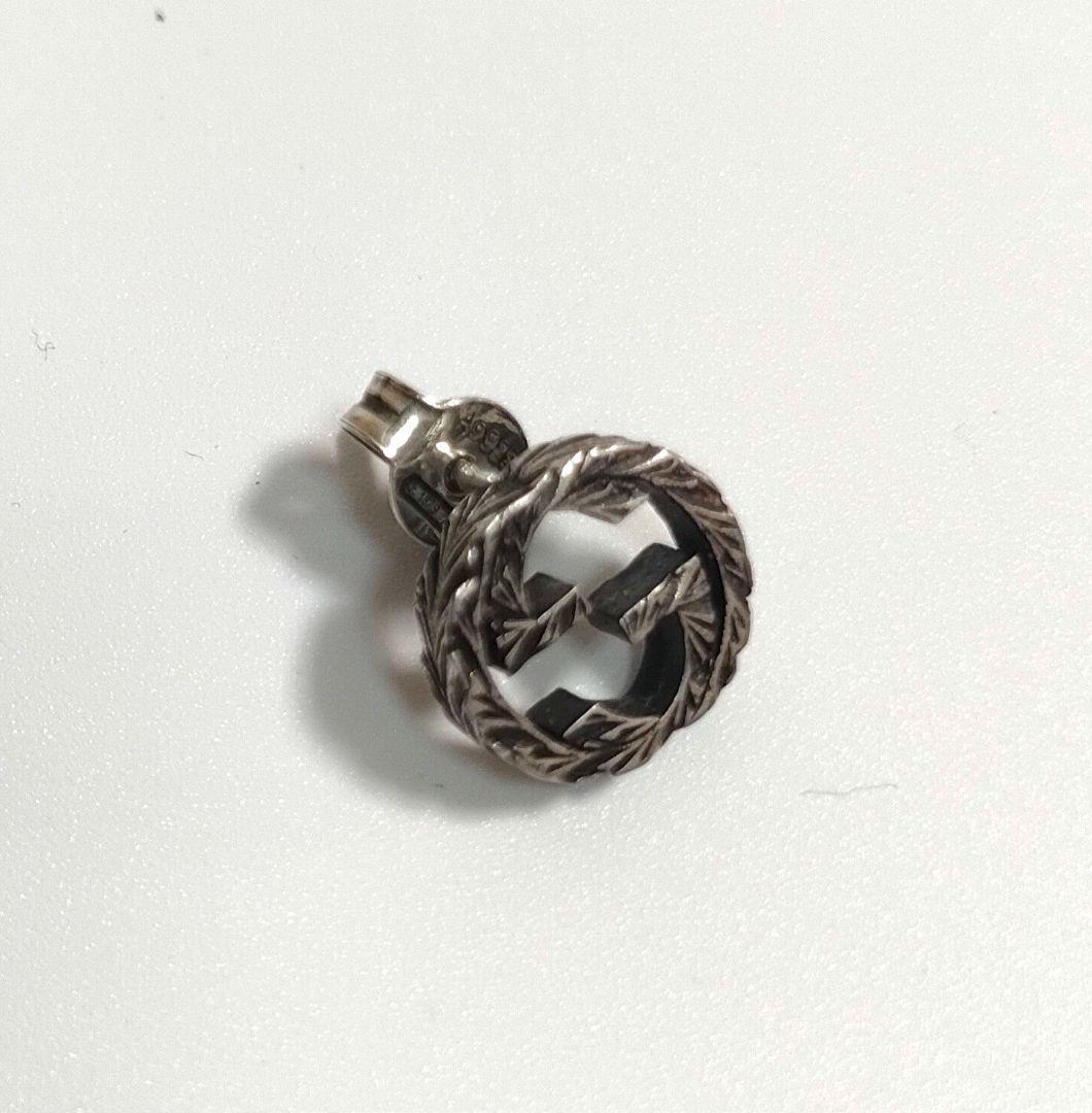 GUCCI インターロッキングG ピアス シルバー925 アラベスク