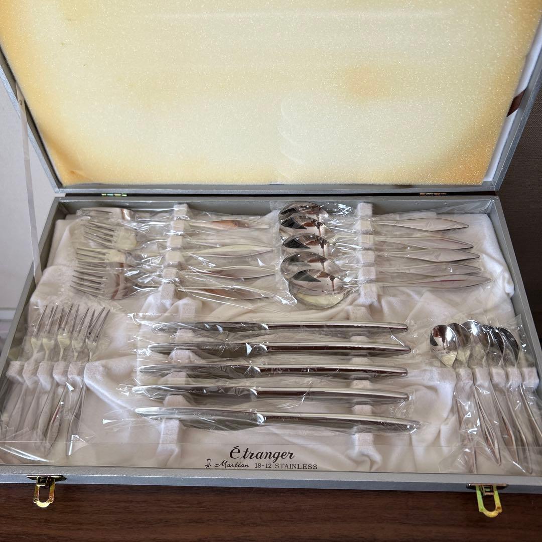 未使用品！マーシャン　カトラリーセットエトランゼ　25本　18-12ステンレス