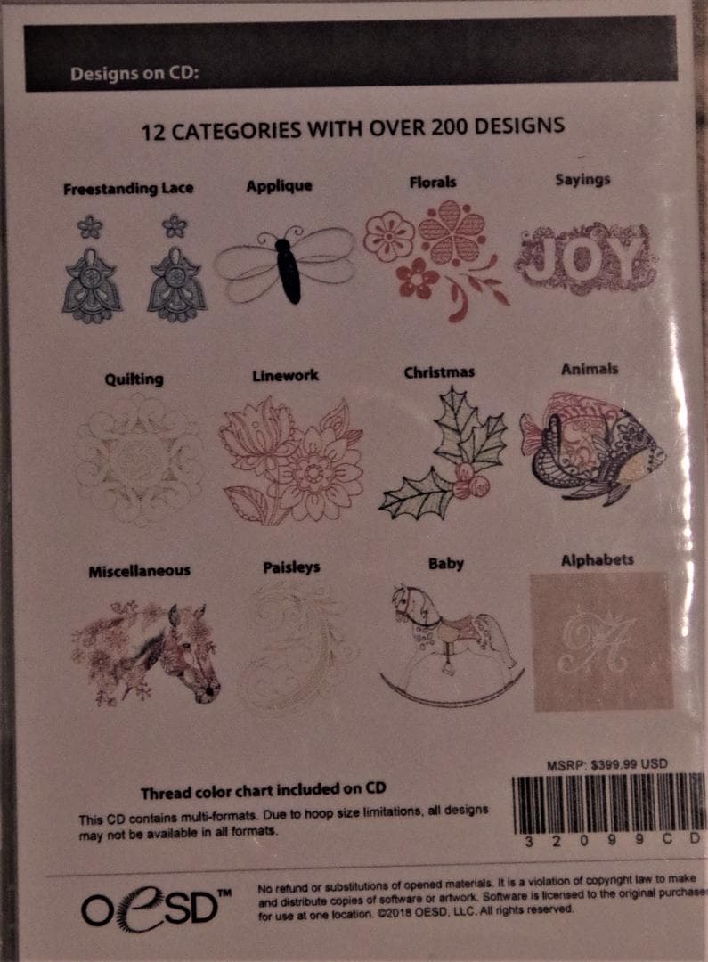 OESD データー200マルチフォーマット＋ロラライハリス106セットUSB